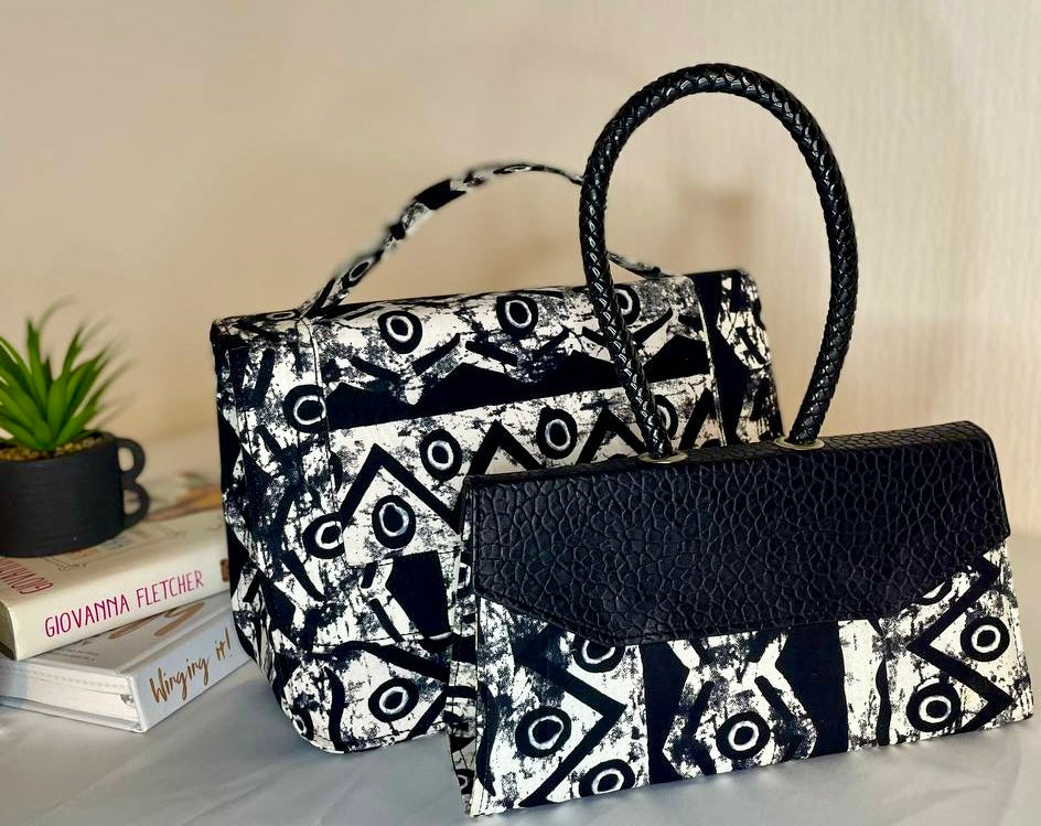 Ava mini Ankara handbag