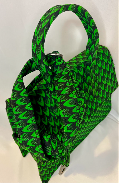 Lola Green Ankara bag