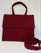 The Lily Red Ankara Bag