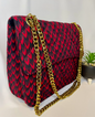 Rosa Red Ankara bag