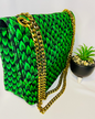 Rosa Green Ankara bag